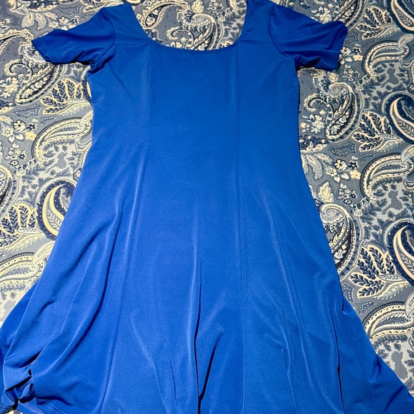 Blue fully lined dress - Picture 4 of 8